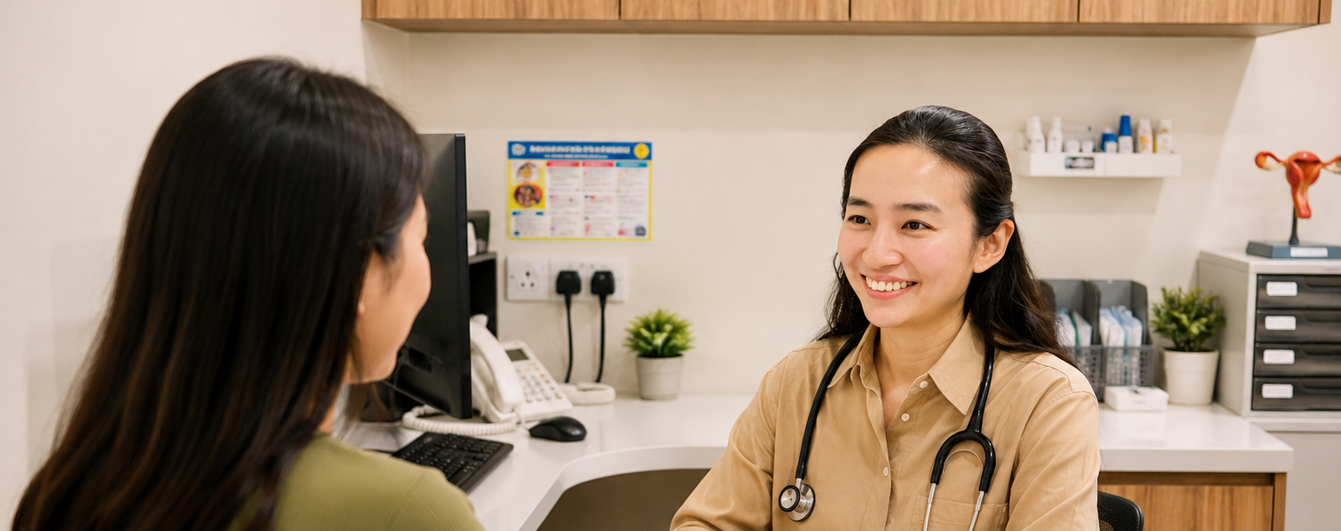 Health screening blood test clinic